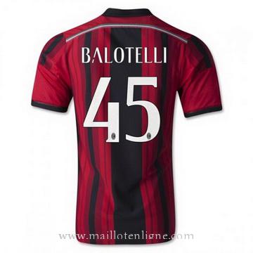 Maillot AC Milan BALOTELLI Domicile 2014 2015